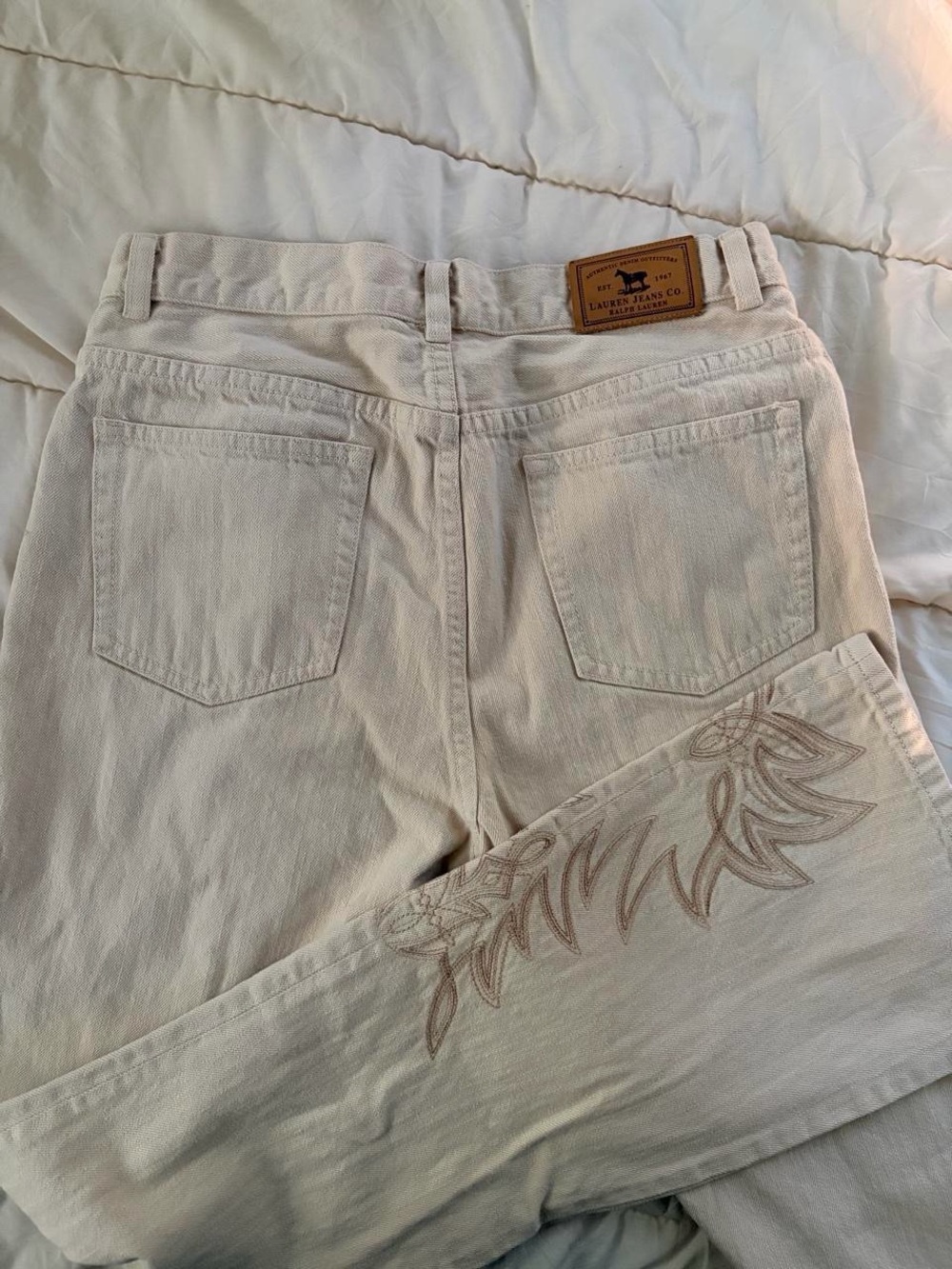 Ralph Lauren western chic jeans